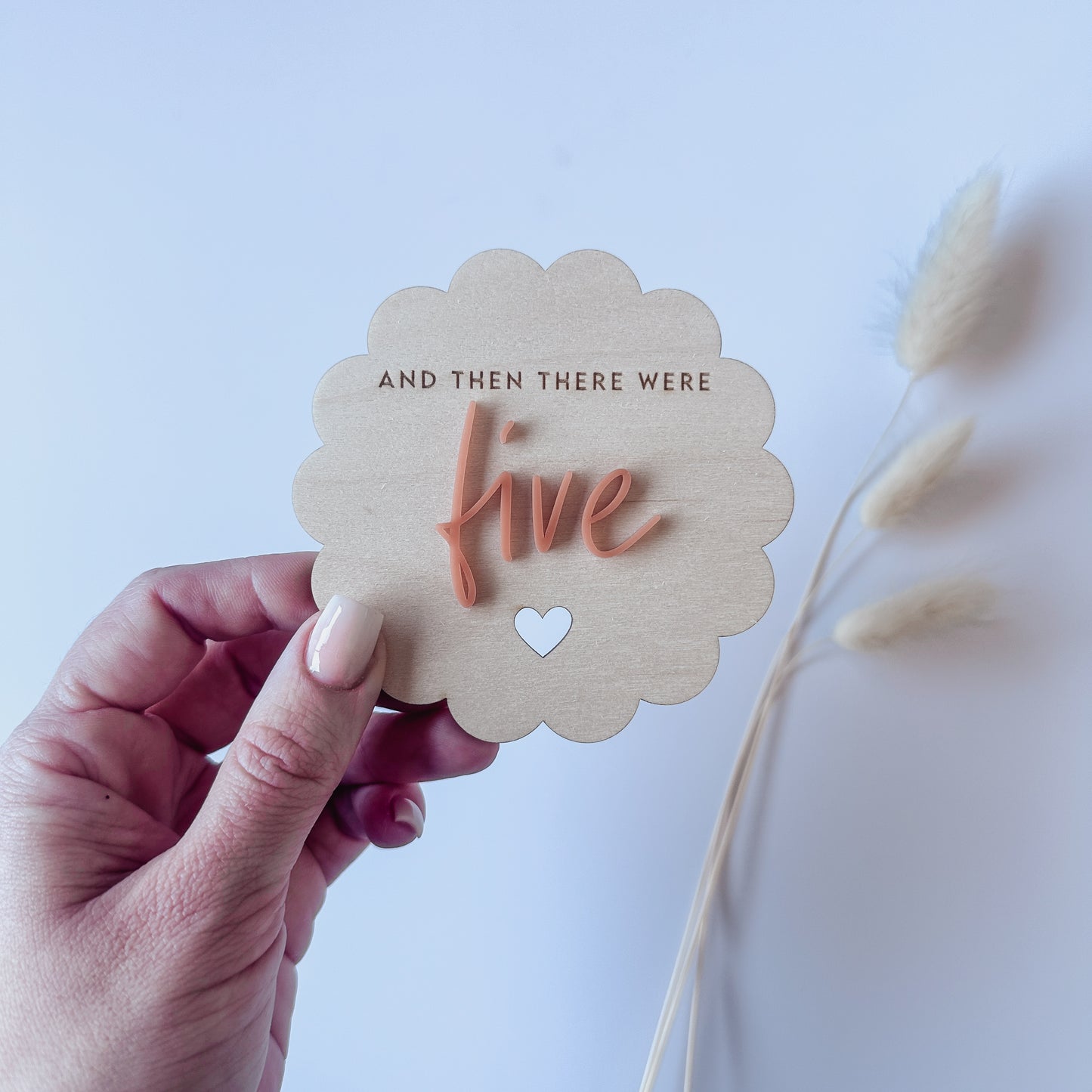 & then there were - heart plaque