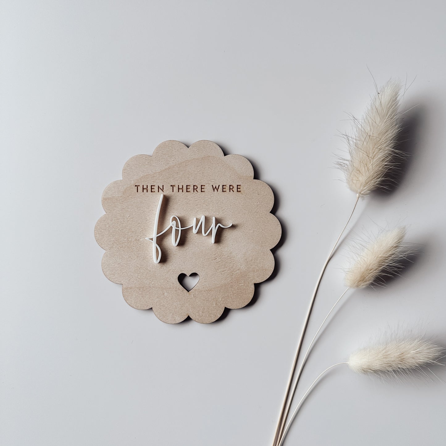 & then there were - heart plaque