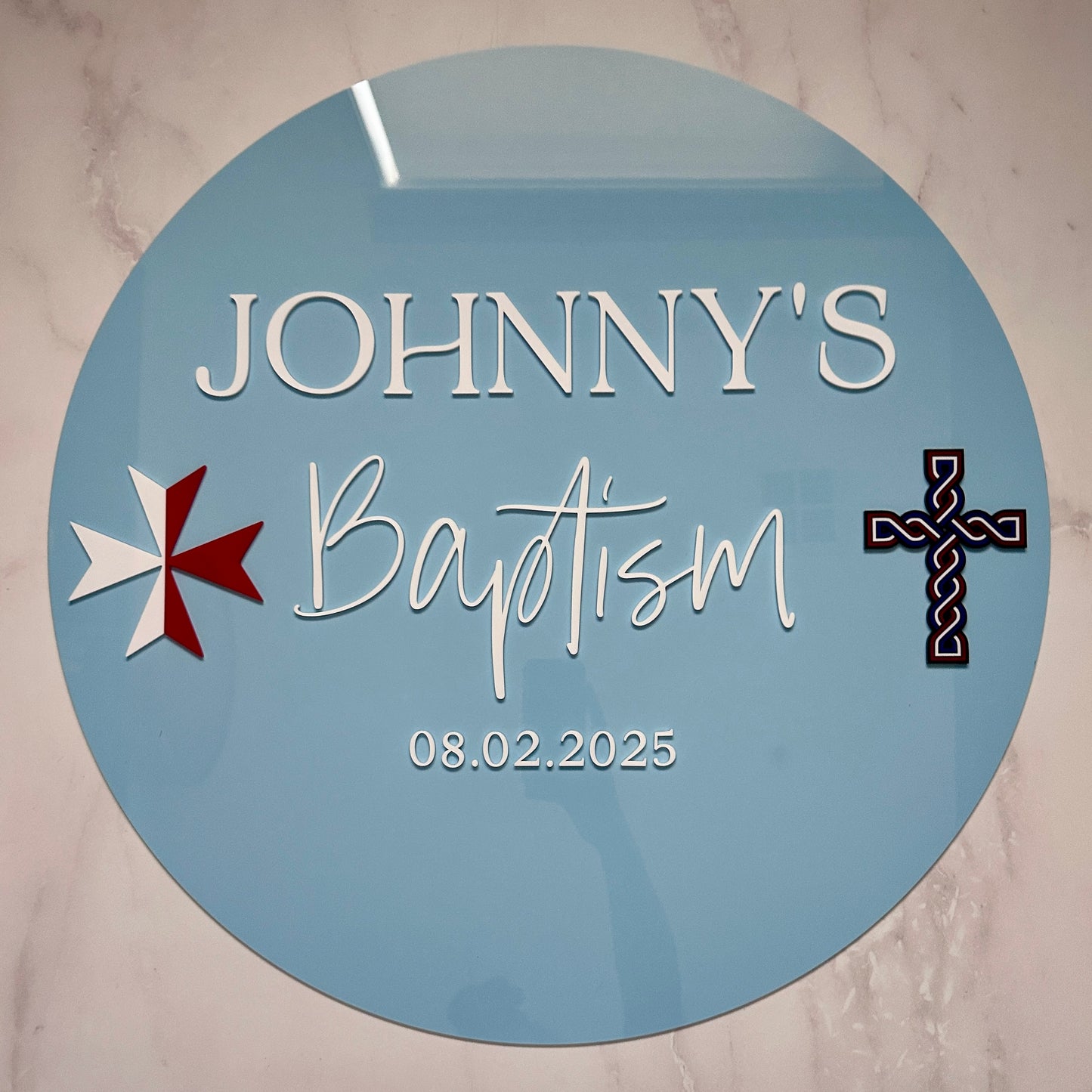 Custom Acrylic Welcome Sign