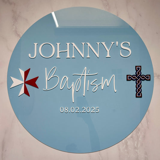 Custom Acrylic Welcome Sign