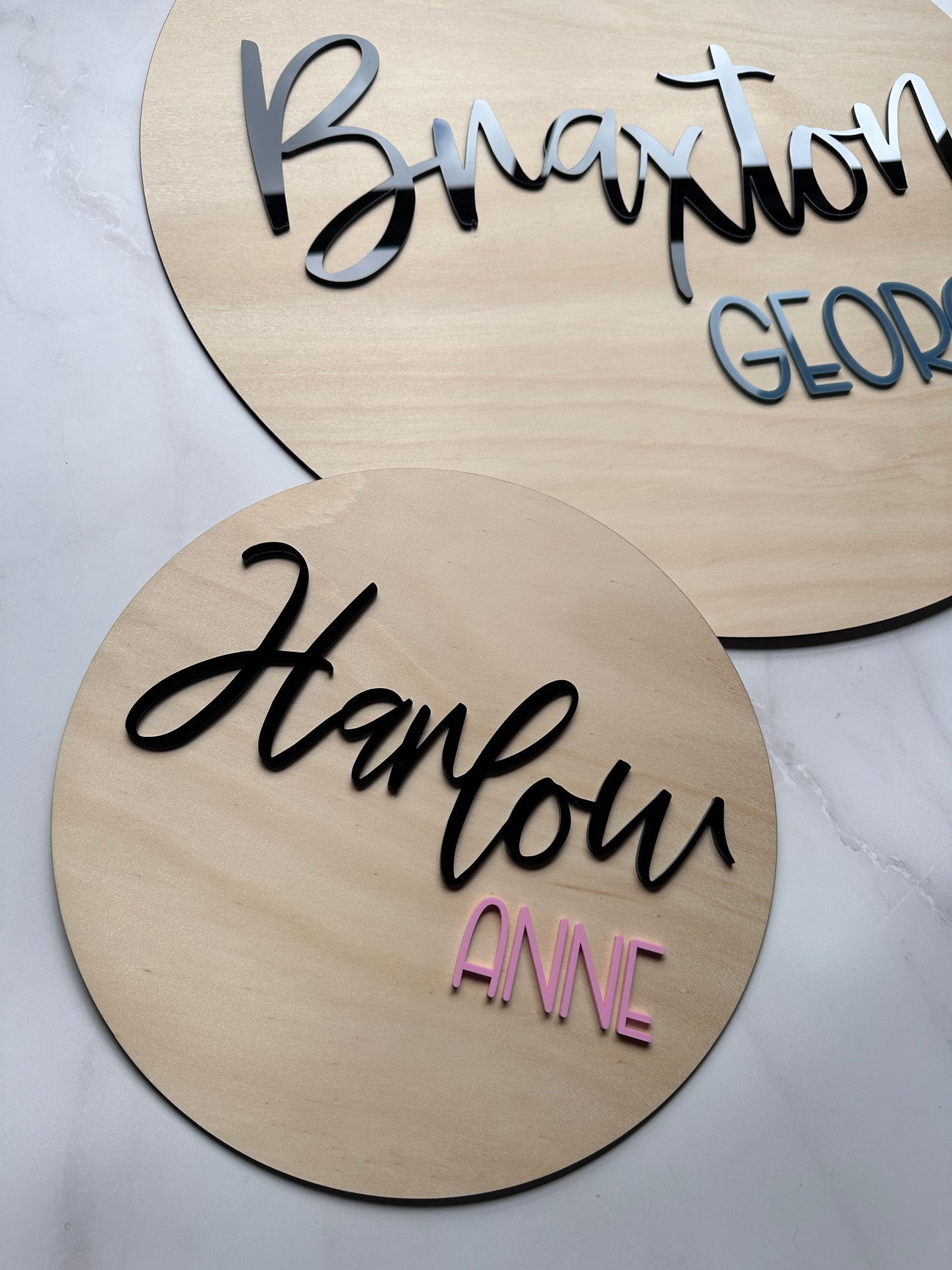 Wooden Name Sign