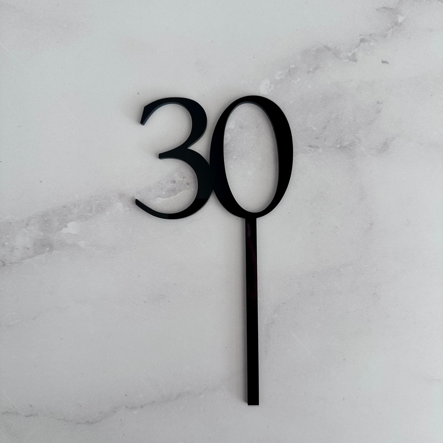 Number Cake Topper