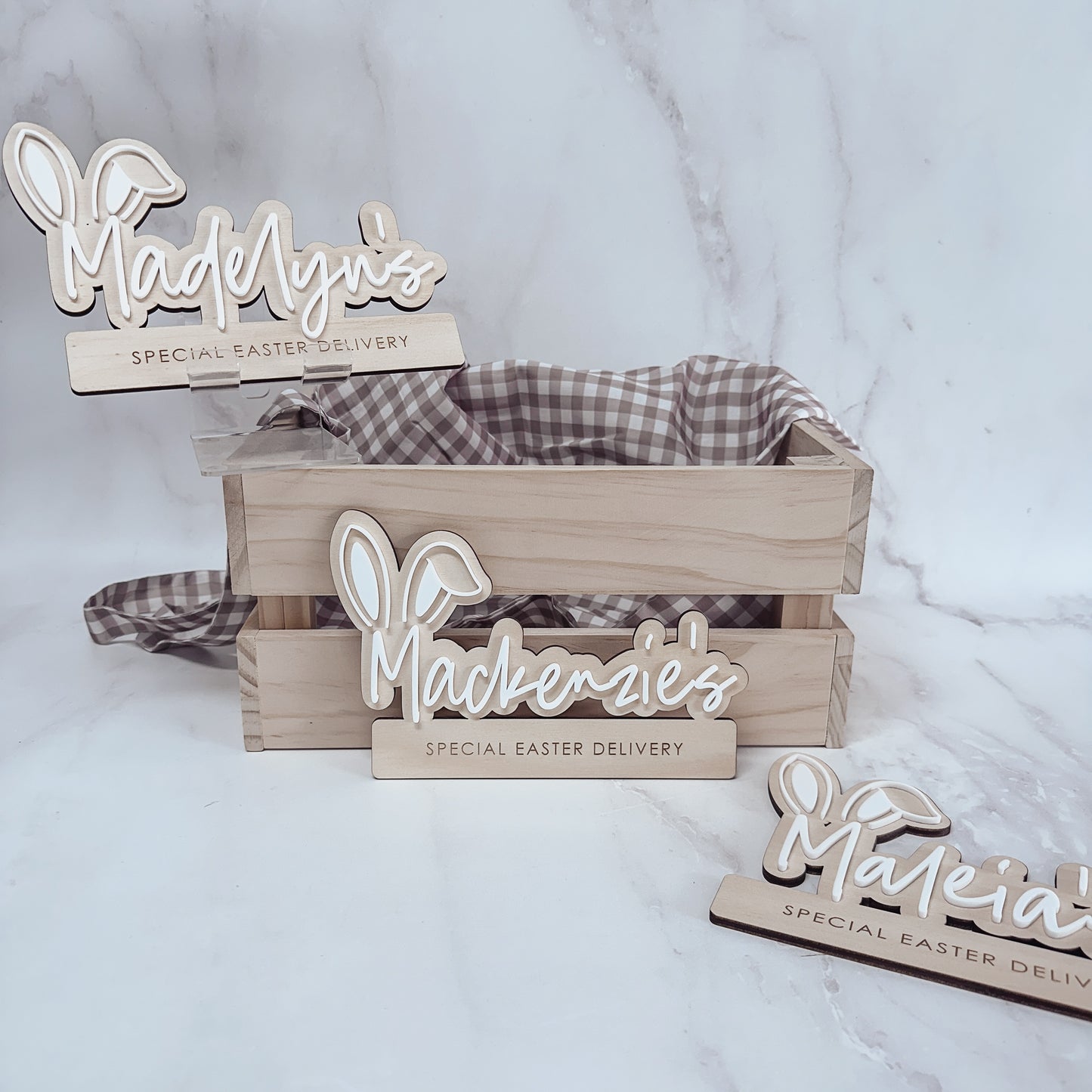 Easter Wooden Crate