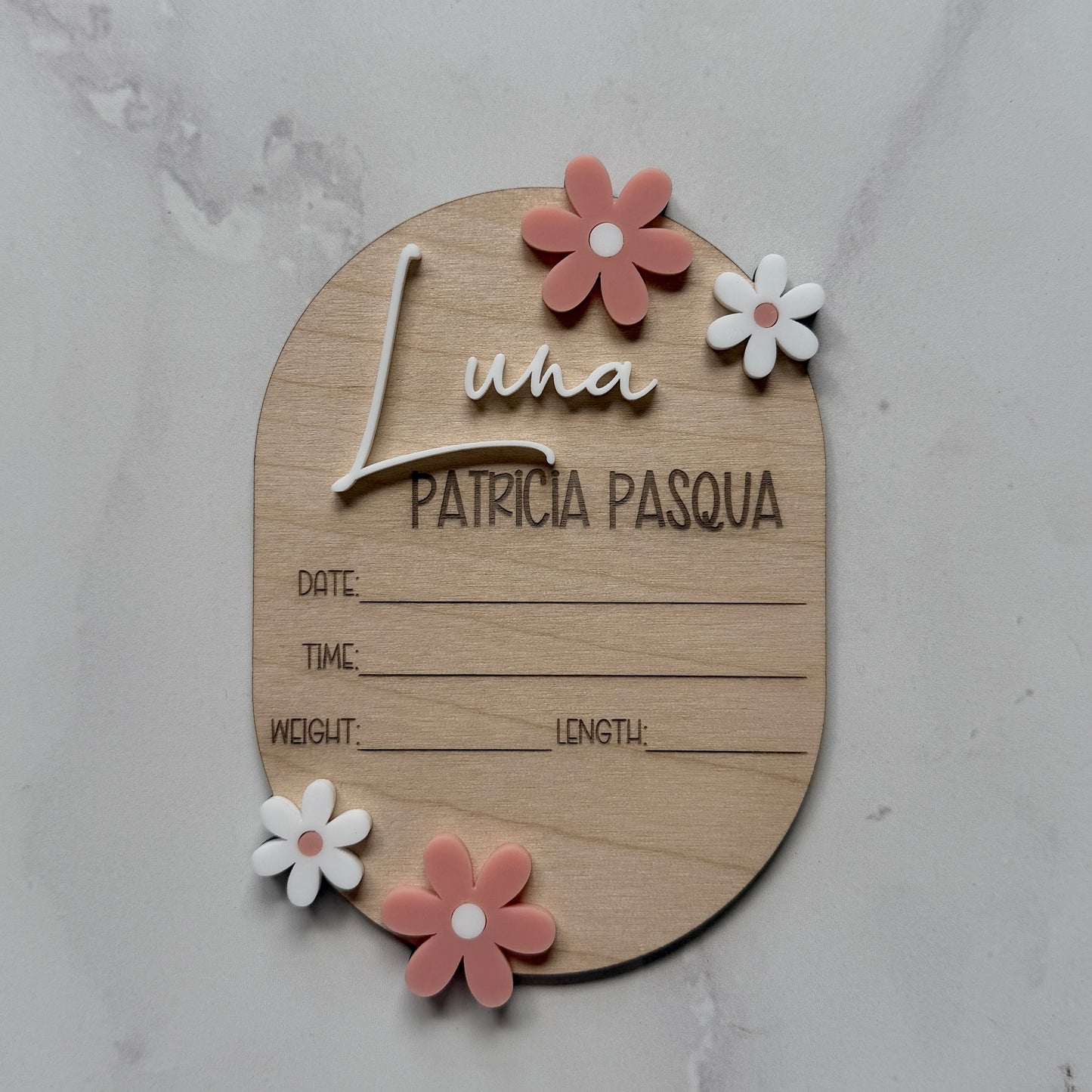 Writable Announcement Plaque