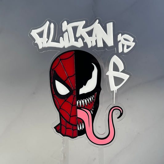Spidey x Venom Cake Topper