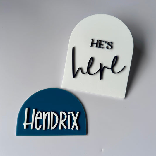 Birth Announcement Set
