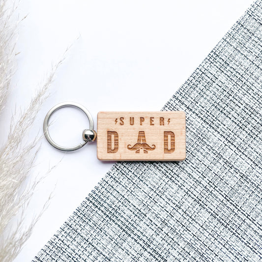 Personalised Wooden Keyring