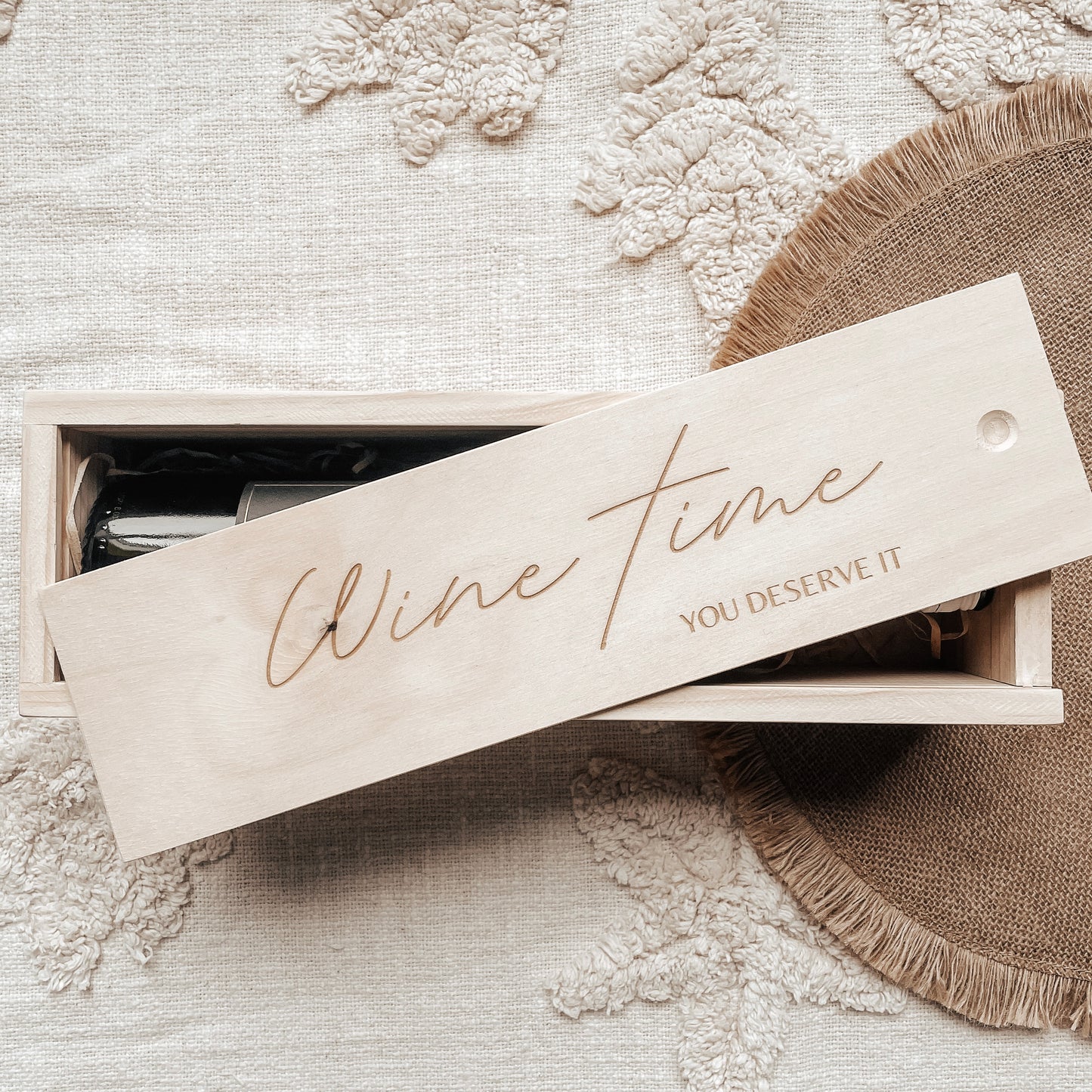Personalised Single Wine Box