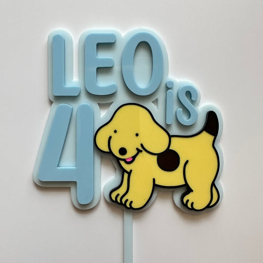 Spot Cake Topper