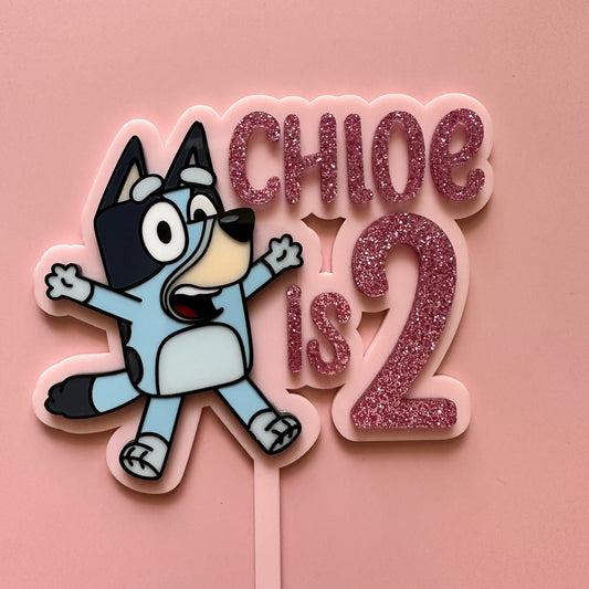 Bluey Cake Topper