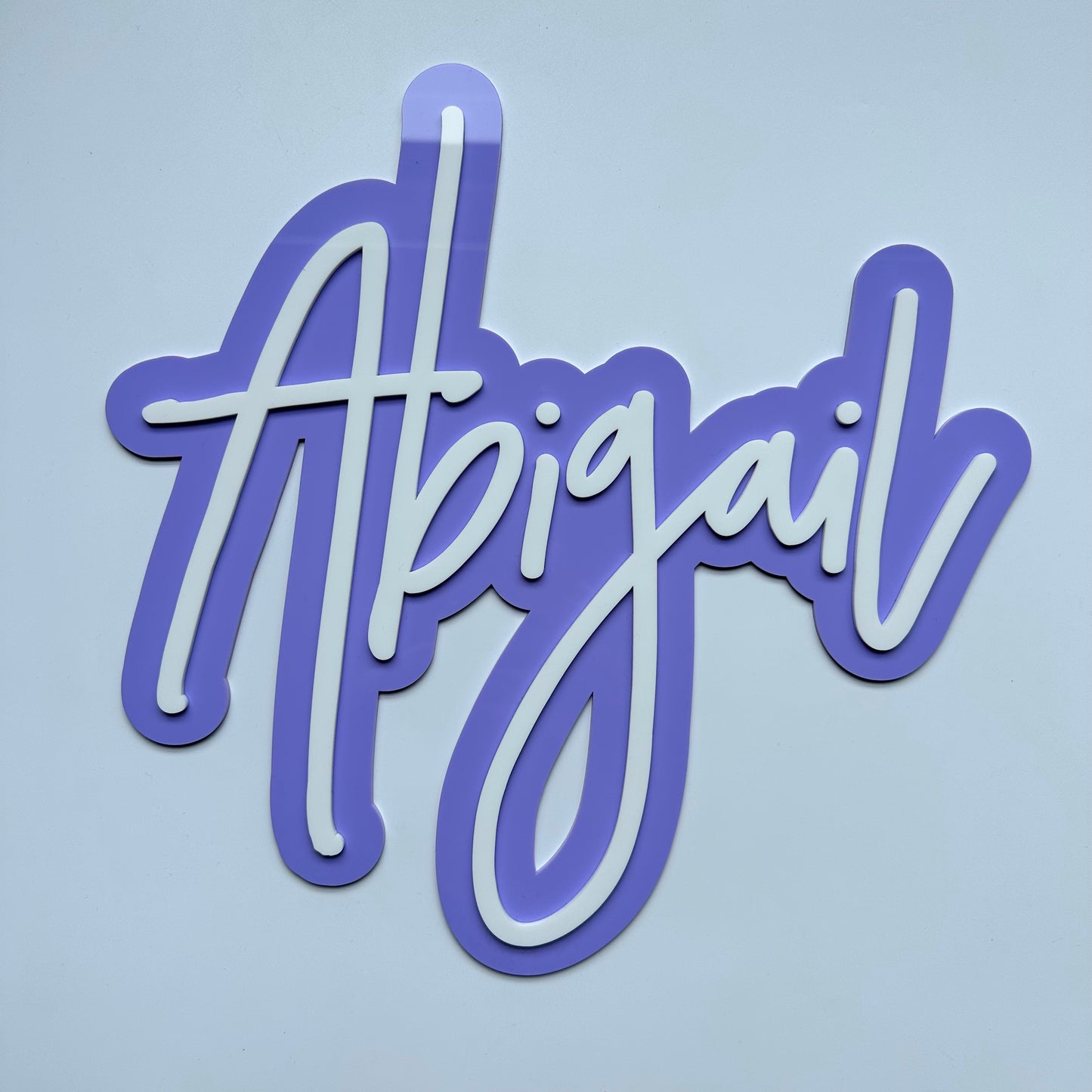 Layered Acrylic Name Plaque