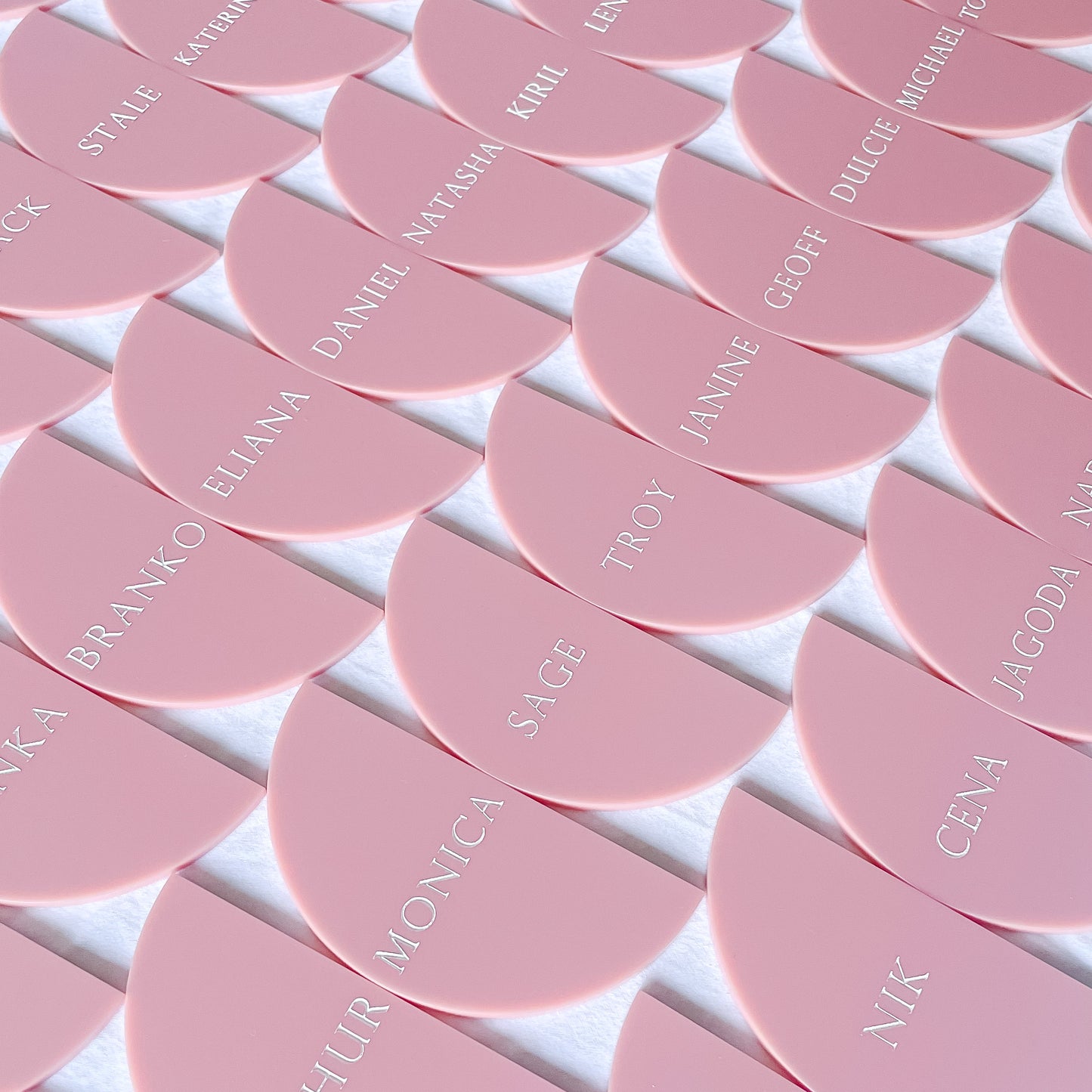Half Moon Place Cards
