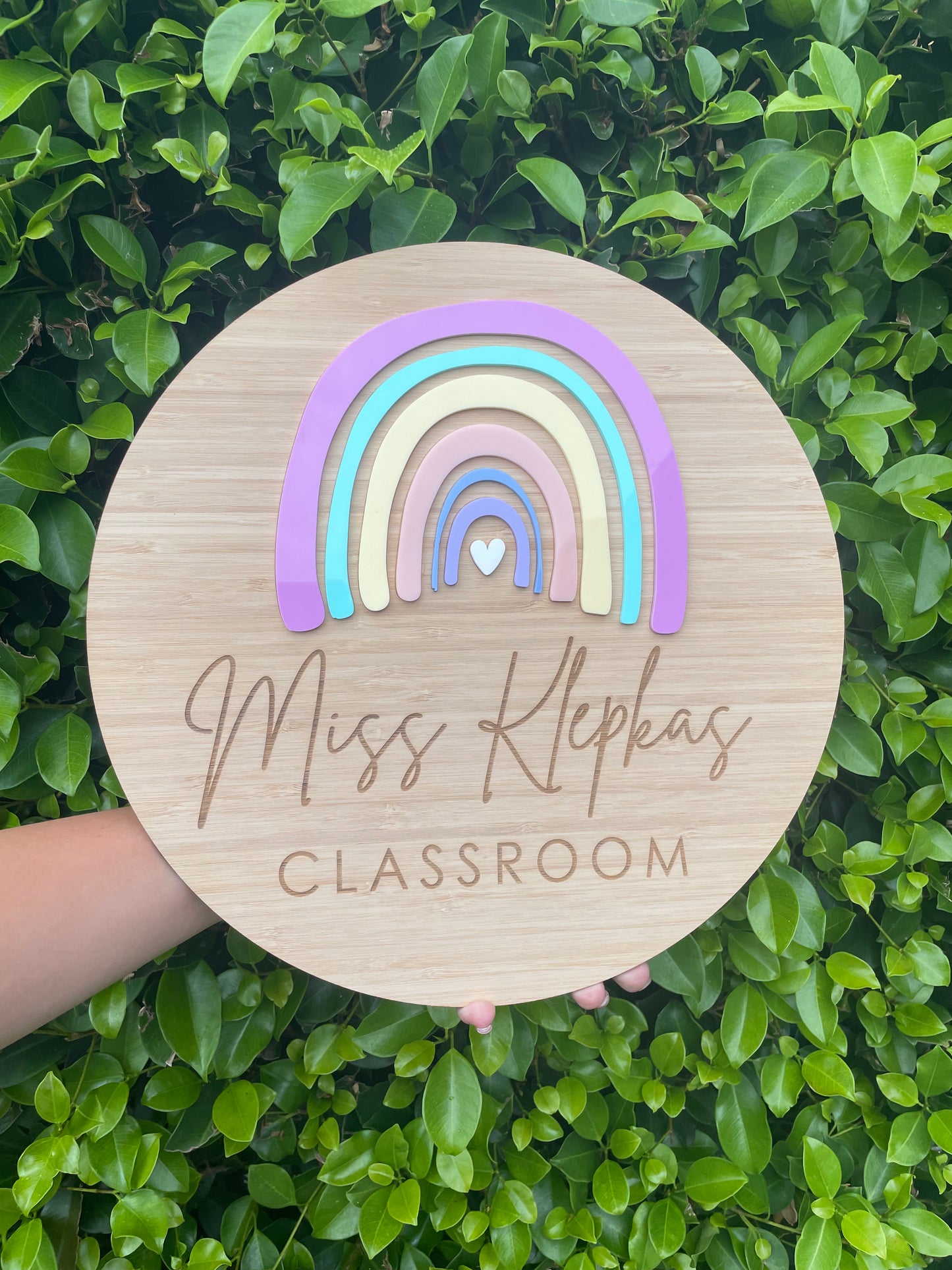 Sorbet Rainbow Name Sign