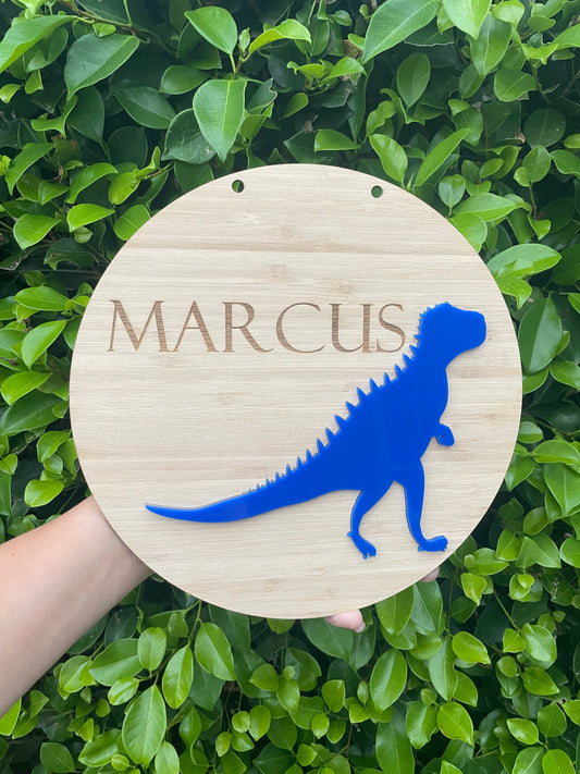 Dinosaur Name Sign