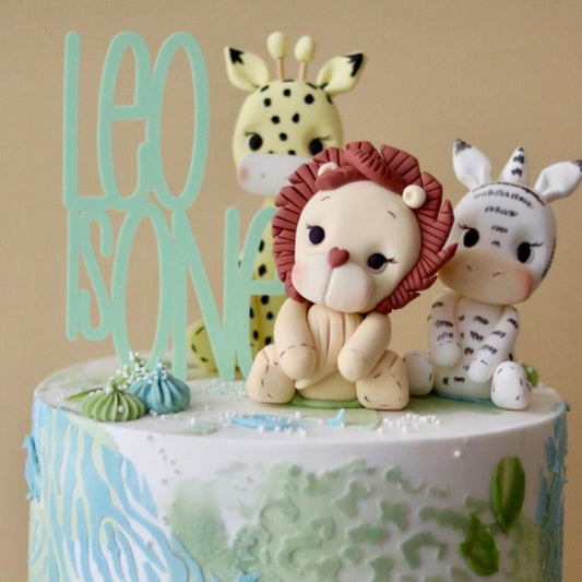 Text Cake Topper