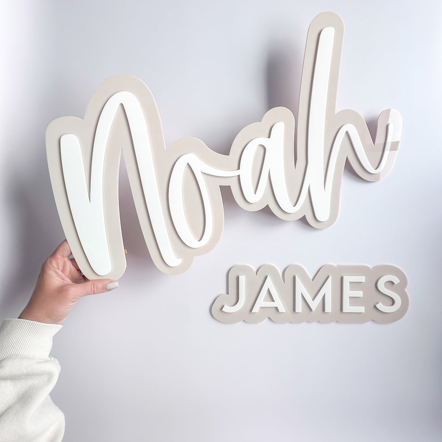 Layered Acrylic Name Plaque