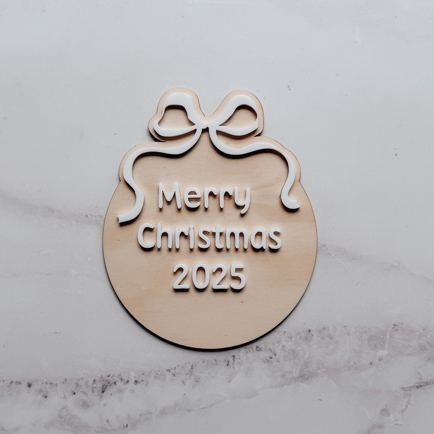 Merry Christmas Plaque