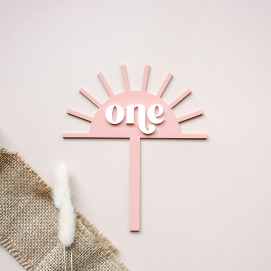 Sun Cake Topper