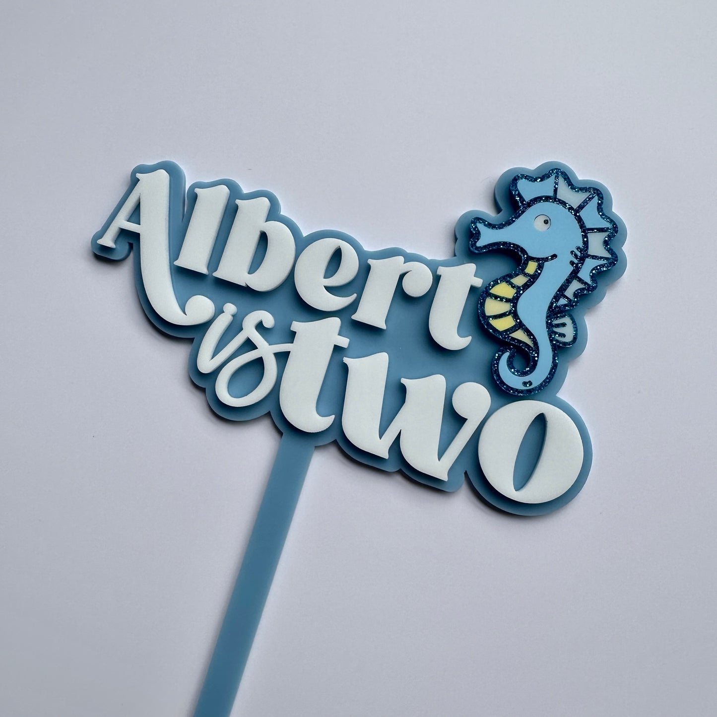 Seahorse Cake Topper