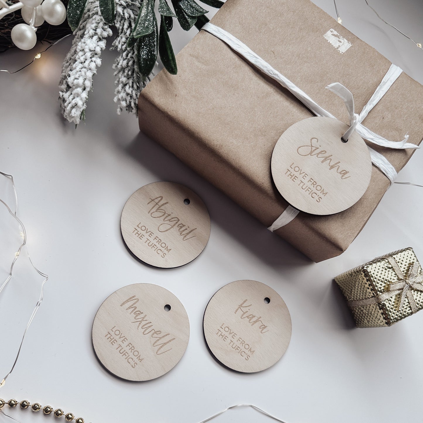 Personalised Wooden Gift Tags