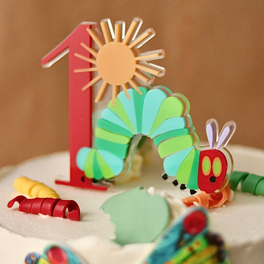 3D Caterpillar Cake Topper