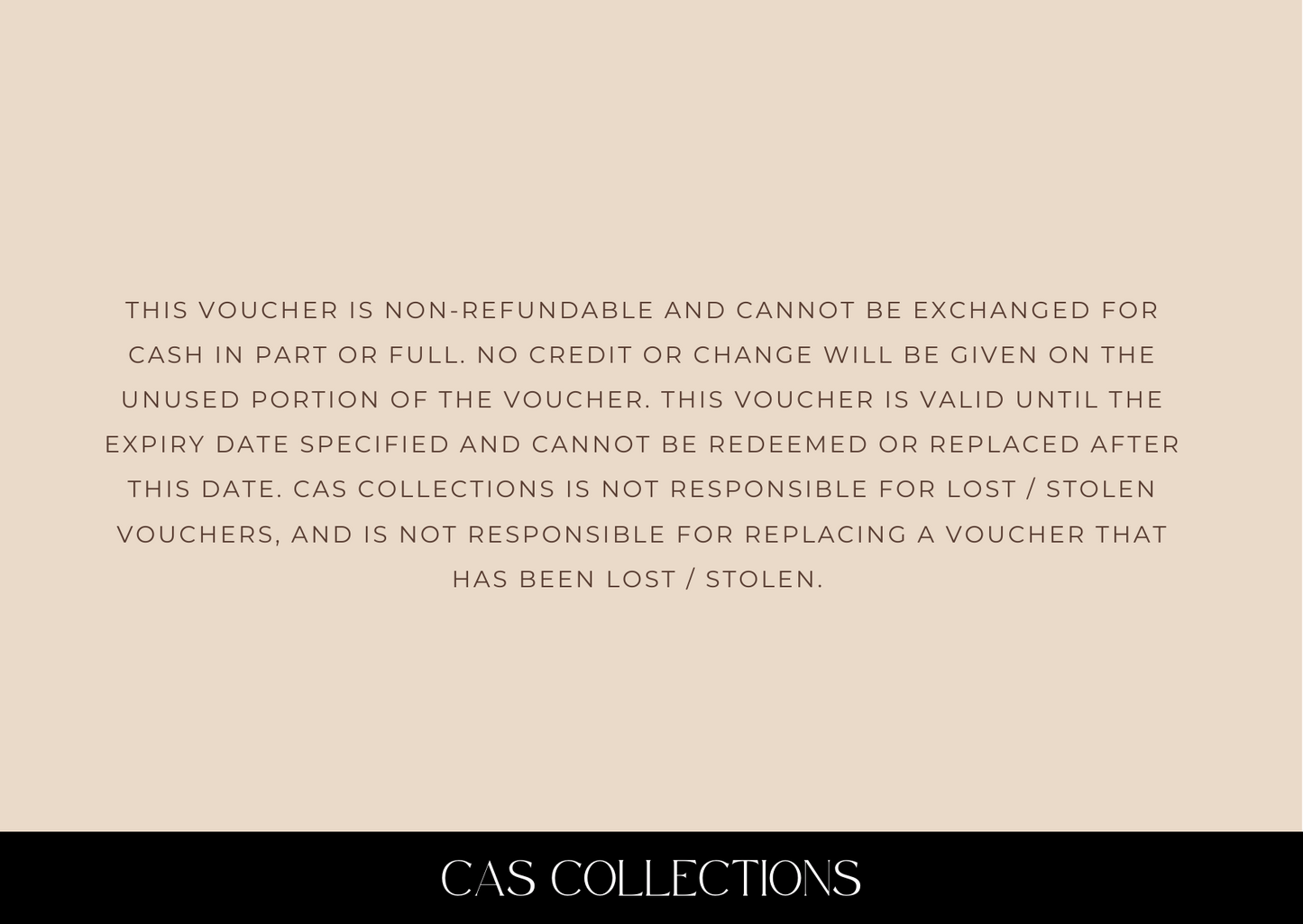 CAS Collections Gift Card