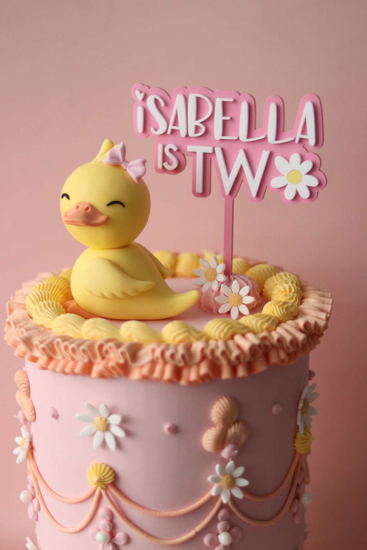 The Sensational Cakes: 1ST YEAR BIRTHDAY CAKE / RUBBER DUCKY CAKE SINGAPORE