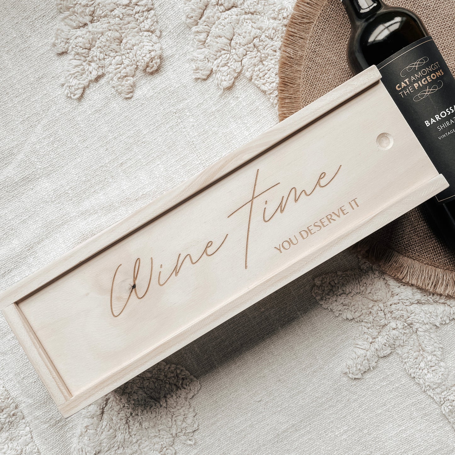 Personalised Single Wine Box